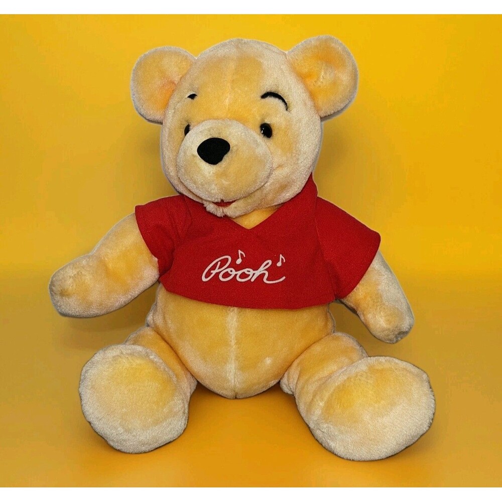 Disneyland Walt Disney World Winnie the Pooh Bear - Large 18” Sitting Plush Toy